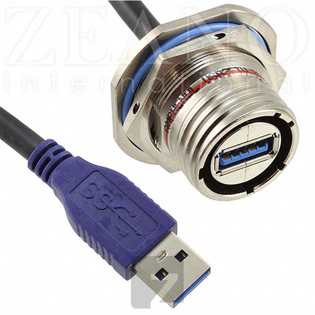 CABLE USB A-MINI B 5PIN V2.0 3M AK672M/2-3-GR Pack of 1 